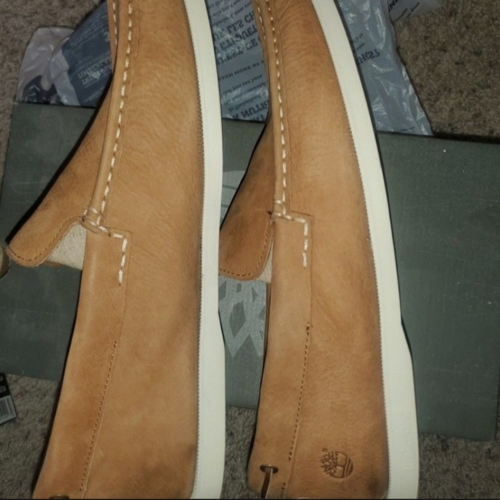 Timbaland loafers and Fila Boots